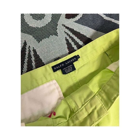 Ralph Lauren Summer Flamingo Embroidered Skirt Women’s Size 4 - Picture 3 of 5